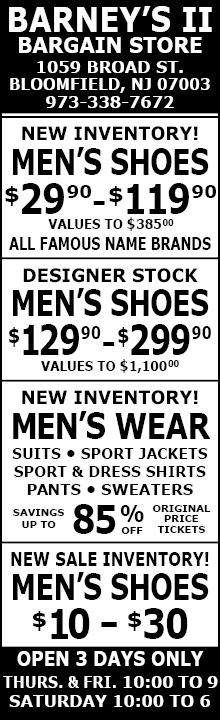 This Week's Bloomfield ad